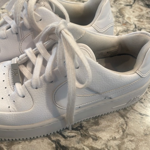 Nike Air Force one 7.5 platform shoe - Picture 5 of 8